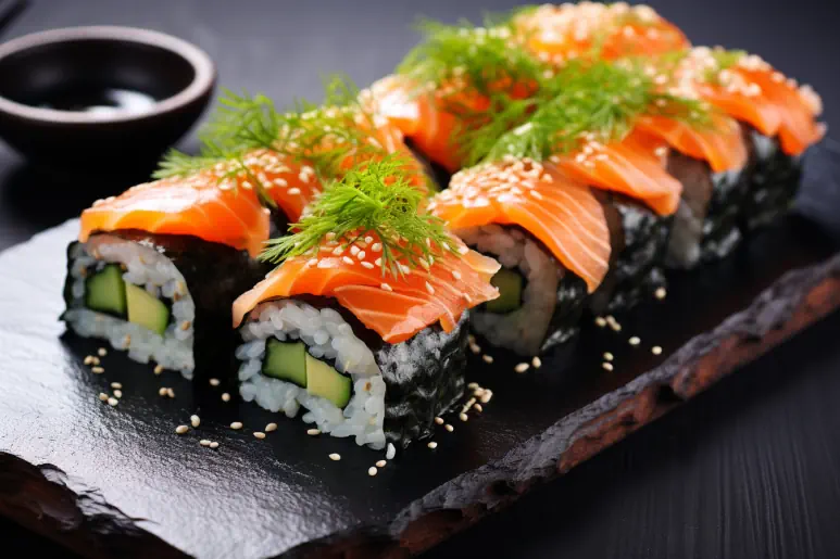 Rollo de salmón clásico