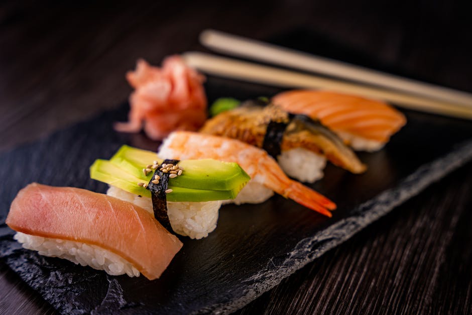Image illustrating the process of making sushi
